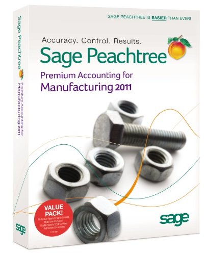 Sage Peachtree Premium Accounting For Manufacturing 2011 Multi User [OLD VERSION]