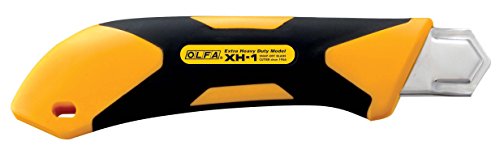 Snap-Off Knife, 7 1/2 In, Yellow/Black