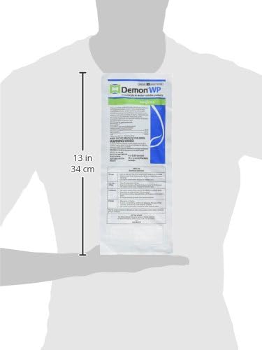 Syngenta - H-AP-2319890 - Demon WP Insecicide, 1 Envelope (9.5g) containing 4 (0.33 ounces) packets Clear white