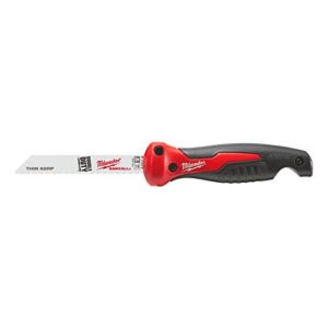 milwaukee 48-22-0305 6 inch folding jab saw compatible with sawzall reciprocating saw blades (multi purpose blade included)