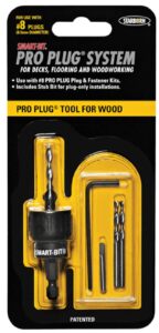 starborn industries smart-bit pro plug system countersink drill bit tool for wood decks, flooring, and woodworking