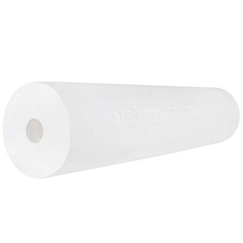 APPLIED MEMBRANES INC. 5 Micron Sediment Filter Replacement | 20" Whole House Sediment Filter | Depth Filter Removes Rust, Dirt, Sand, Silt, and Suspended Solids | H-F20BB05CF