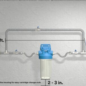 3M Aqua-Pure Whole House Large Sump Replacement Water Filter Drop-in Cartridge AP811-2, 5618905