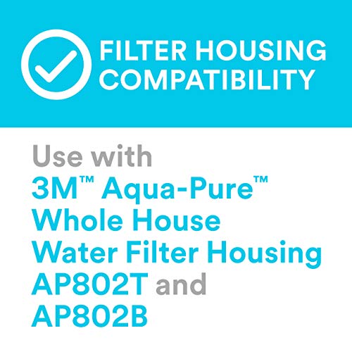 Aqua-Pure AP800 Series Whole House Replacement Water Filter Drop-in Cartridge AP817-2, Large Capacity, For use with AP802 Systems