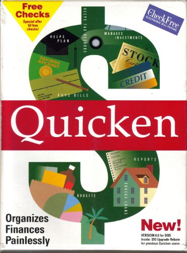 Quicken 6.0 Includes 5.25" and 3.5" Diskettes