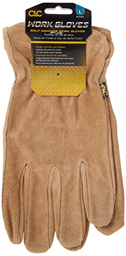 Custom Leathercraft2055L Split Cowhide Work Gloves, Large