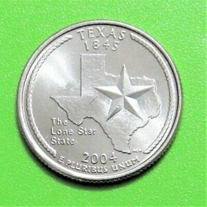 uncirculated roll of texas-p quarters