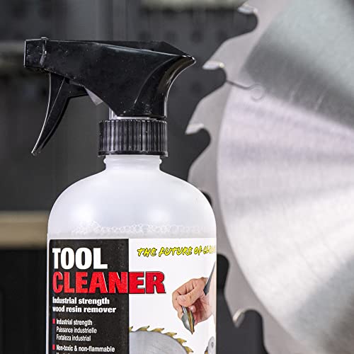 Trend Tool & Bit Cleaner: Industrial Strength Wood & Resin Remover, 18 fl oz, CLEAN/500