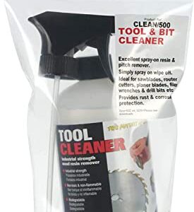 Trend Tool & Bit Cleaner: Industrial Strength Wood & Resin Remover, 18 fl oz, CLEAN/500