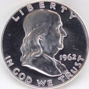 1962 franklin proof half dollar