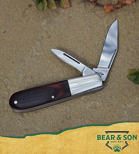 Bear & Son Cutlery 2281R Rosewood Barlow Knife, 3 1/2"