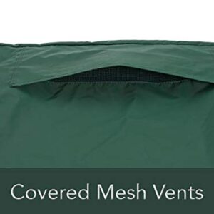 Covermates Air Conditioner Cover - Light Weight Material, Weather Resistant, Elastic Hem, AC & Equipment-Green