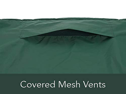 Covermates Air Conditioner Cover - Light Weight Material, Weather Resistant, Elastic Hem, AC & Equipment-Green