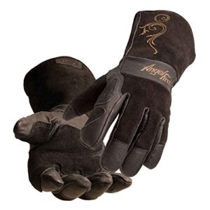 black stallion bsx ls50 woman's angelfire premium pigskin welding gloves - medium