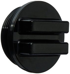 hayward sp1022cblk 1-1/2-inch mip black concrete pool drain plug with o-ring