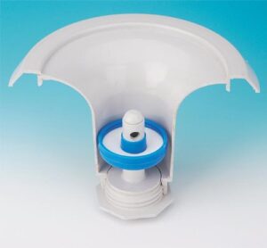 48mm screw-on cap anti-splash safe guard caps 6 pack for water bottle dispenser cooler