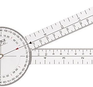 Prestige Medical Protractor Goniometer, 8 Inch, 0.70 Ounce