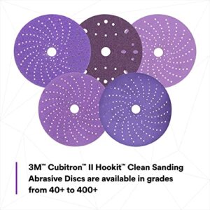 3M Hookit Purple Clean Sanding Abrasive Disc 30760, 6 in, 800+ Grade, Pack of 50 Discs, Virtually Dust-Free, High Performance, Long Lasting, Multi-Hole Pattern, Feather Edging, Stock Removal