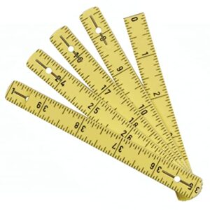 wiha 61601 maxiflex fiberglass reinforced folding ruler, assorted colors