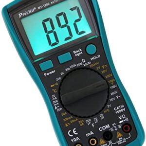 Eclipse Tools MT-1280 Pro'sKit Multimeter, Digital