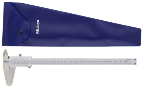 Mitutoyo 530-122 Vernier Caliper, Stainless Steel, 0-150mm Range, +/-0.03mm Accuracy, 0.02mm Resolution