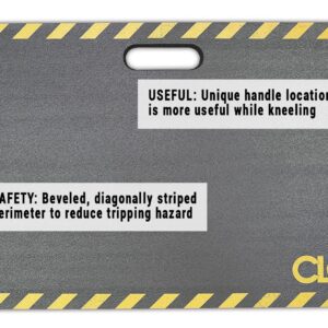 CLC Custom Leathercraft 302 Medium Shock Absorption Kneeling Pad, 14 x 21-Inch,Black