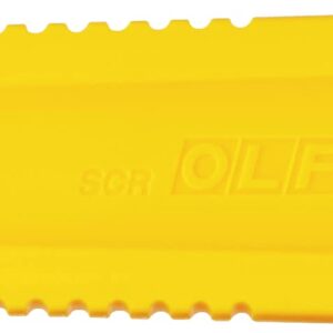 OLFA 25mm Multi-Purpose Razor Scraper (SCR-S) - Disposable Stainless Steel Razor Blade Scraper Tool with Heavy Duty Handle for Cleaning, Scraping, Paint Removal, Caulk, Glass, Metal