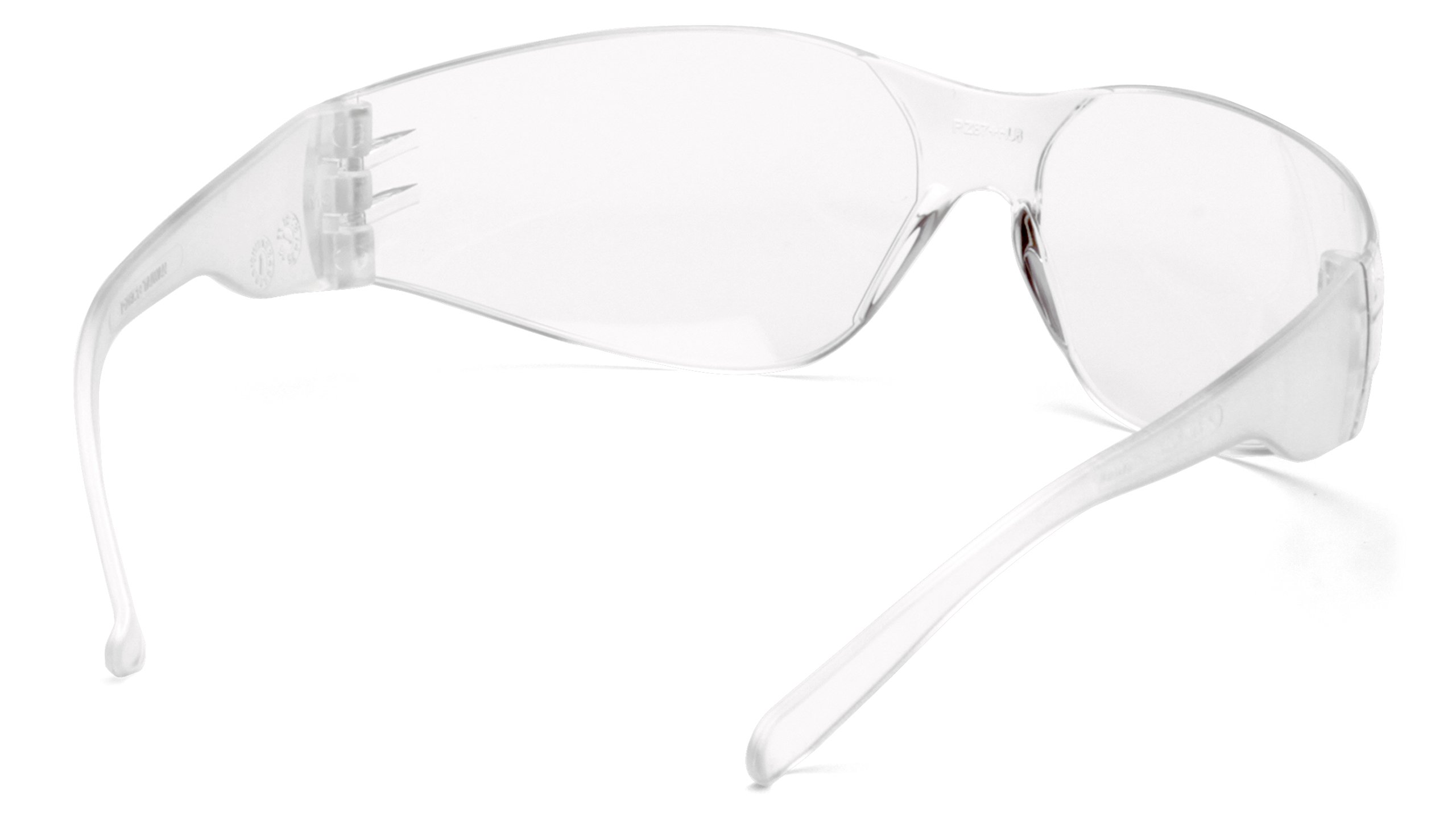 Pyramex Safety Mini Intruder Safety Eyewear, Clear Frame / Clear-Hardcoated Anti-Fog Lens