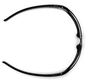 Pyramex Safety-SB5610D Goliath Safety Eyewear, Black Frame, Clear Lens