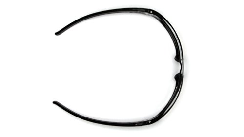 Pyramex Goliath Safety Eyewear, Black Frame, Indoor/Outdoor Mirror Lens