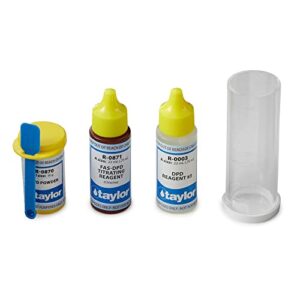 Taylor K-1515-A Drop Test Kit Fas-Dpd Pool Chlorine .75 Ounces 1 Drop = .2 Or .5 Parts Per Million