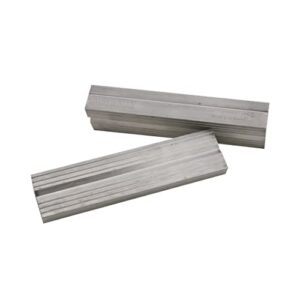wilton a-4.5 magnefix aluminum vise jaw pads, 4-1/2' jaw width (14829)
