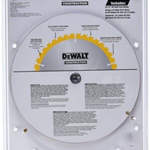 DEWALT Miter Saw Blade, 80 Tooth, 12 Inch, 2 Pack, Stainless Steel (DW3128P5D80I)