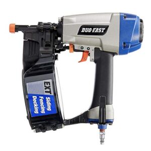 duo fast, pneumatic 0 degree coil siding nailer df22c, 502950, air compressor powered