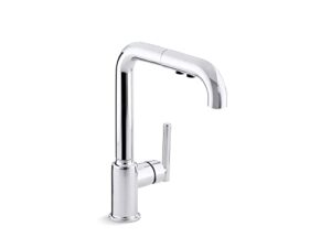 kohler 7505-cp purist kitchen sink faucet, one size, polished chrome