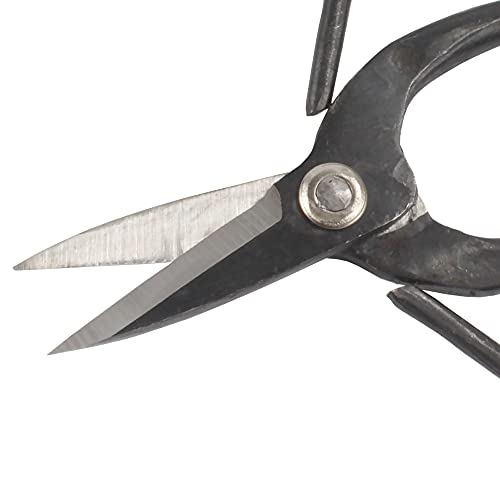 BambooMN Bonsai Basics Set - 7.2" Trimming Shears & 7" Heavy Duty Butterfly Shear - 1 Set