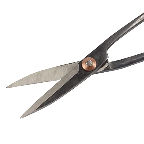 BambooMN Bonsai Basics Set - 7.2" Trimming Shears & 7" Heavy Duty Butterfly Shear - 1 Set