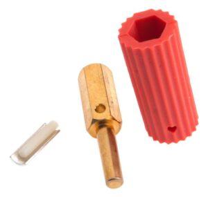 forney 57904 sure grip plug male red sleeve fits spitfire and miller welders