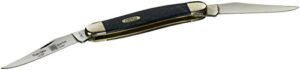 case cutlery 9200aq aquarius muskrat corelon pocket knife with stainless steel blades, blue/green