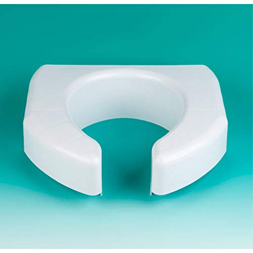 SP 3 Inch Extender Booster Elevated Raised Toilet Seat Risers for Seniors Adults Elderly Handicap Disabled Fits Most Standard and Elongated Toilets - White