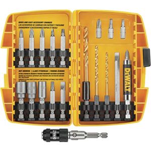 DEWALT Screwdriver Bit Set, Rapid Load, Tin, 20-Piece (DW2503)