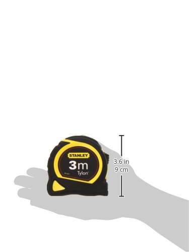 Stanley 0-30-687" Tylon Tape Measure, Black/Yellow, 3 m/12.7 mm