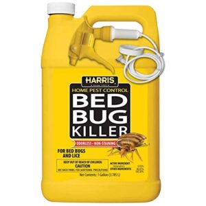 HARRIS Bed Bug Killer, Liquid Spray with Odorless and Non-Staining Formula (Gallon)