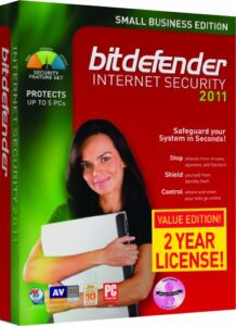 bitdefender internet security 2011 small business edition - 5 pc/2 year