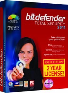 bitdefender total security 2011 value edition - 3 pc/2 year [old version]