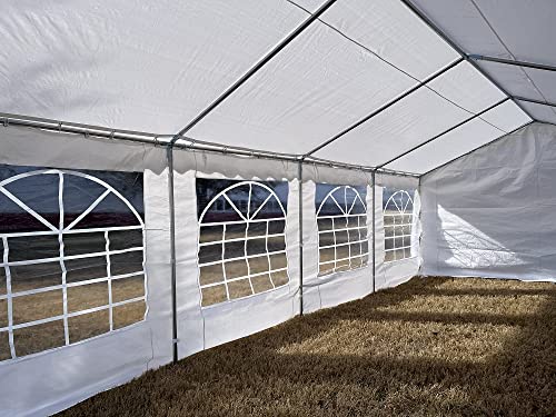 26'x13' PE Party Tent White - Heavy Duty Canopy Carport - by DELTA Canopies