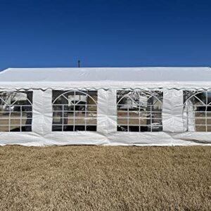 26'x13' PE Party Tent White - Heavy Duty Canopy Carport - by DELTA Canopies