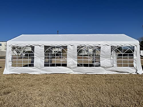 26'x13' PE Party Tent White - Heavy Duty Canopy Carport - by DELTA Canopies