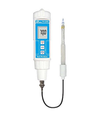 Lutron Electronic Soil pH Meter (Range : 0 to 14 pH) for Horticulture Gardening Food Mechanical Education School Colleges | Model: PH-220S