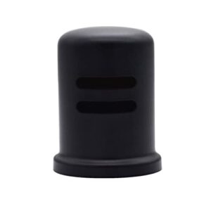 westbrass d201-1-62 1-5/8" cap diameter 2-1/4 cap height solid brass air gap cap only, skirted, 1-pack, matte black